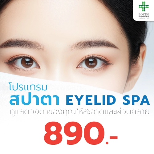 โปรแกรมสปาตา Eyelid Spa 