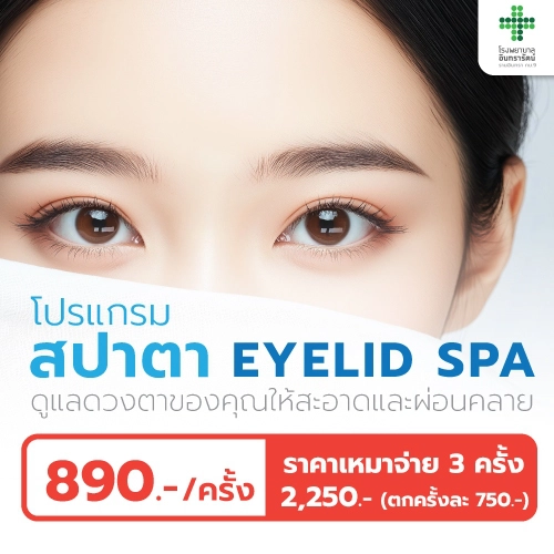 โปรแกรมสปาตา Eyelid Spa 