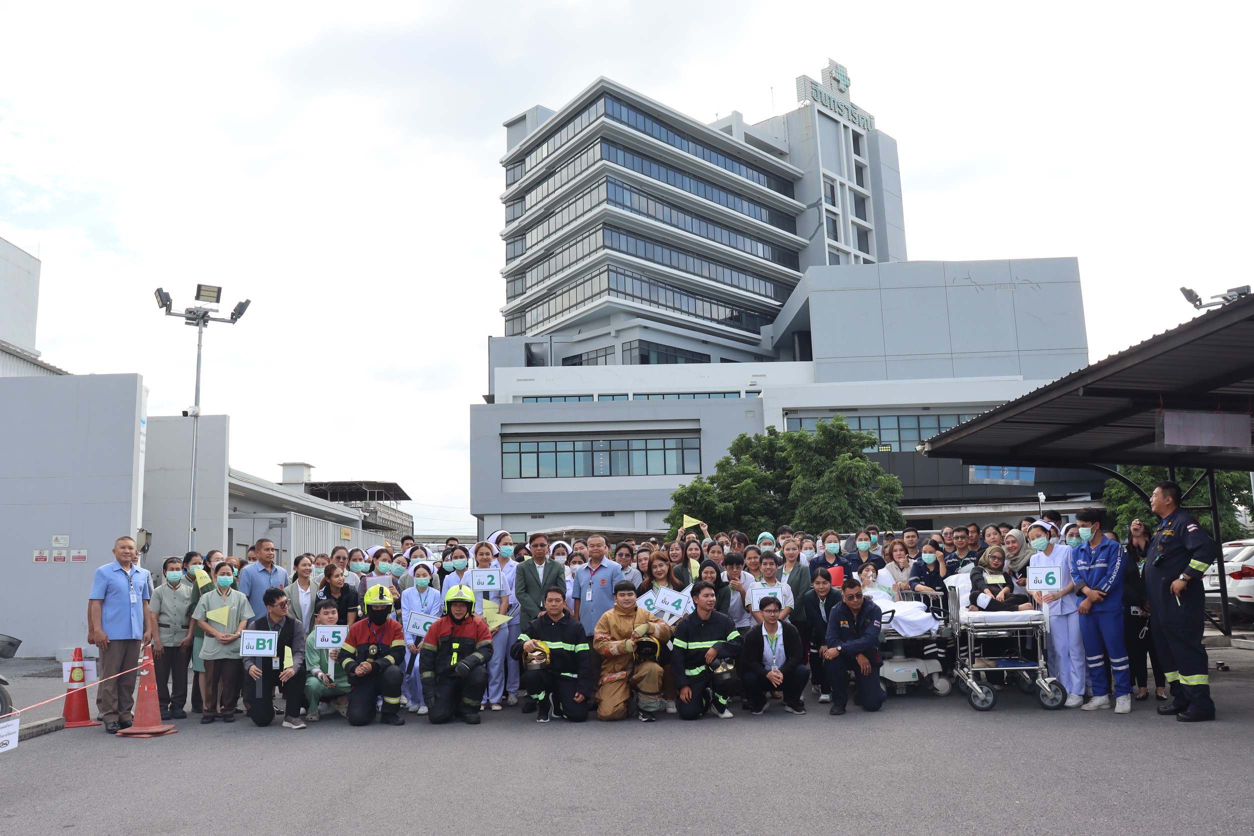 การฝึกซ้อมดับเพลิงและอพยพหนีไฟ ประจำปี 2568