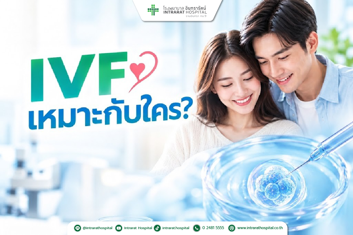 IVF เหมาะกับใคร? เข้าใจกระบวนการตั้งแต่ตรวจภาวะมีบุตรยากจนถึงย้ายตัวอ่อน
